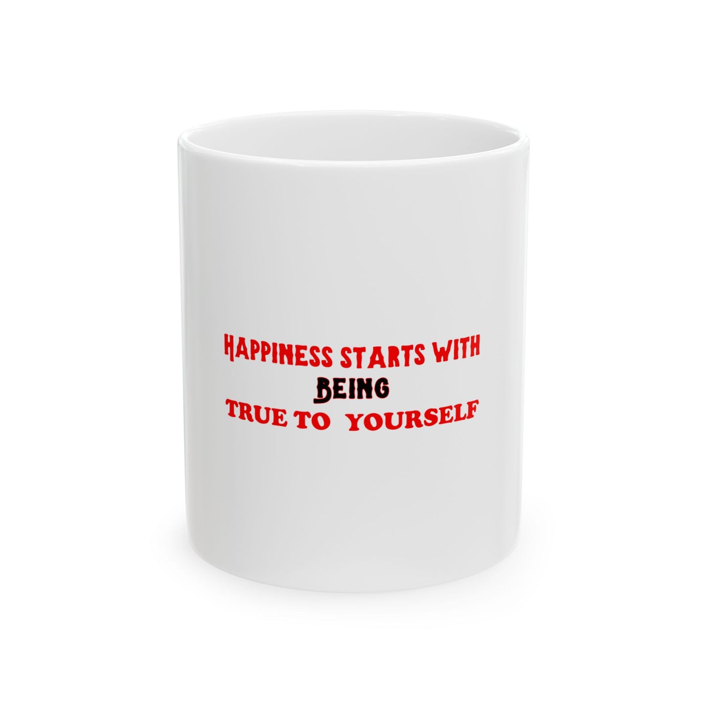 White Ceramic Mug 49, (11oz, 15oz)
