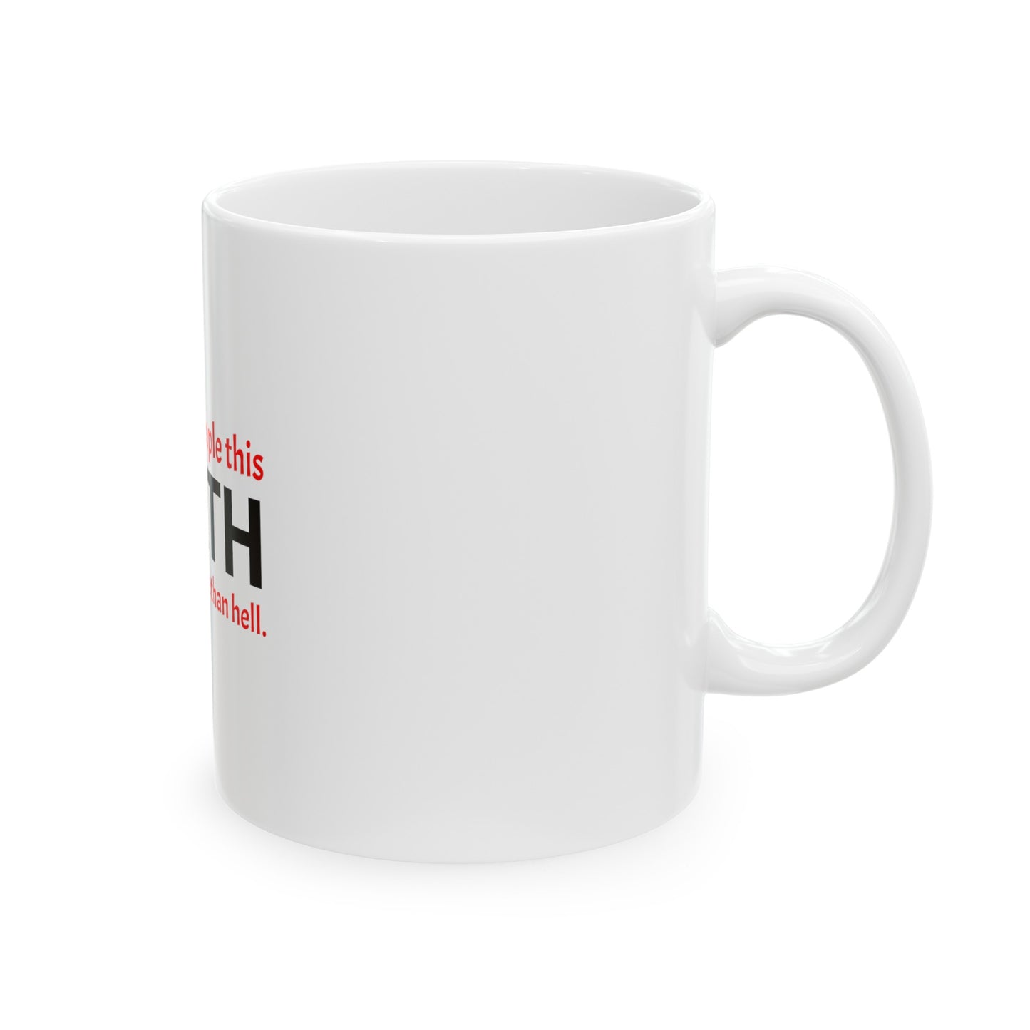 White Ceramic Mug 7, (11oz, 15oz)