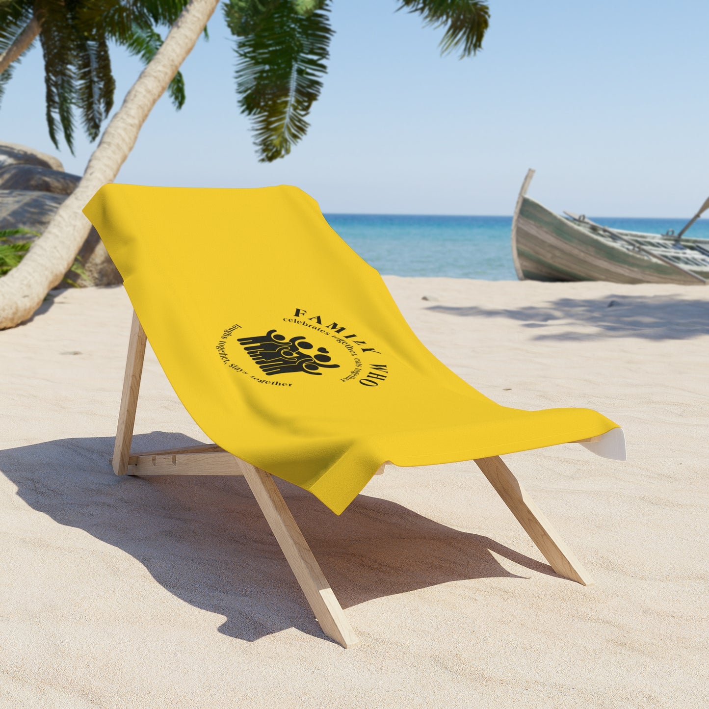 Yellow Beach Towel 5