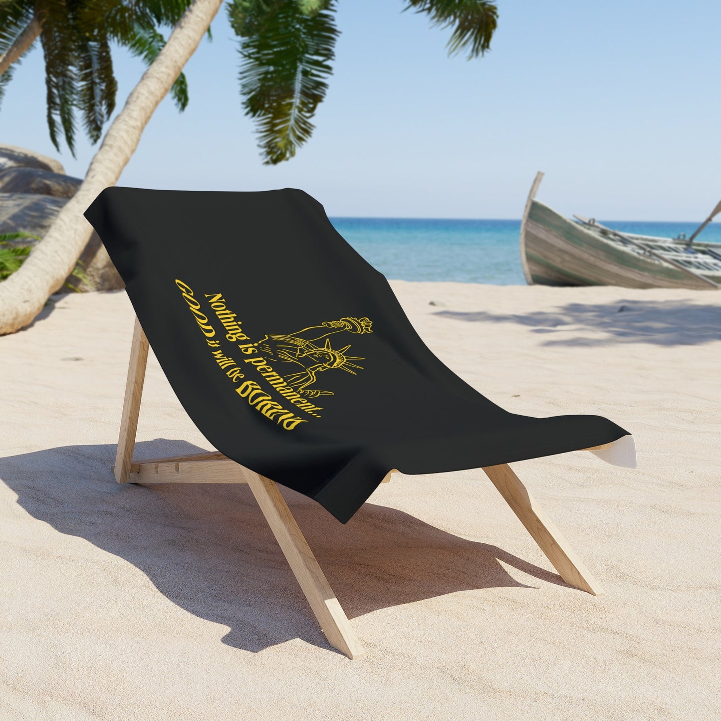 Black Beach Towel 13