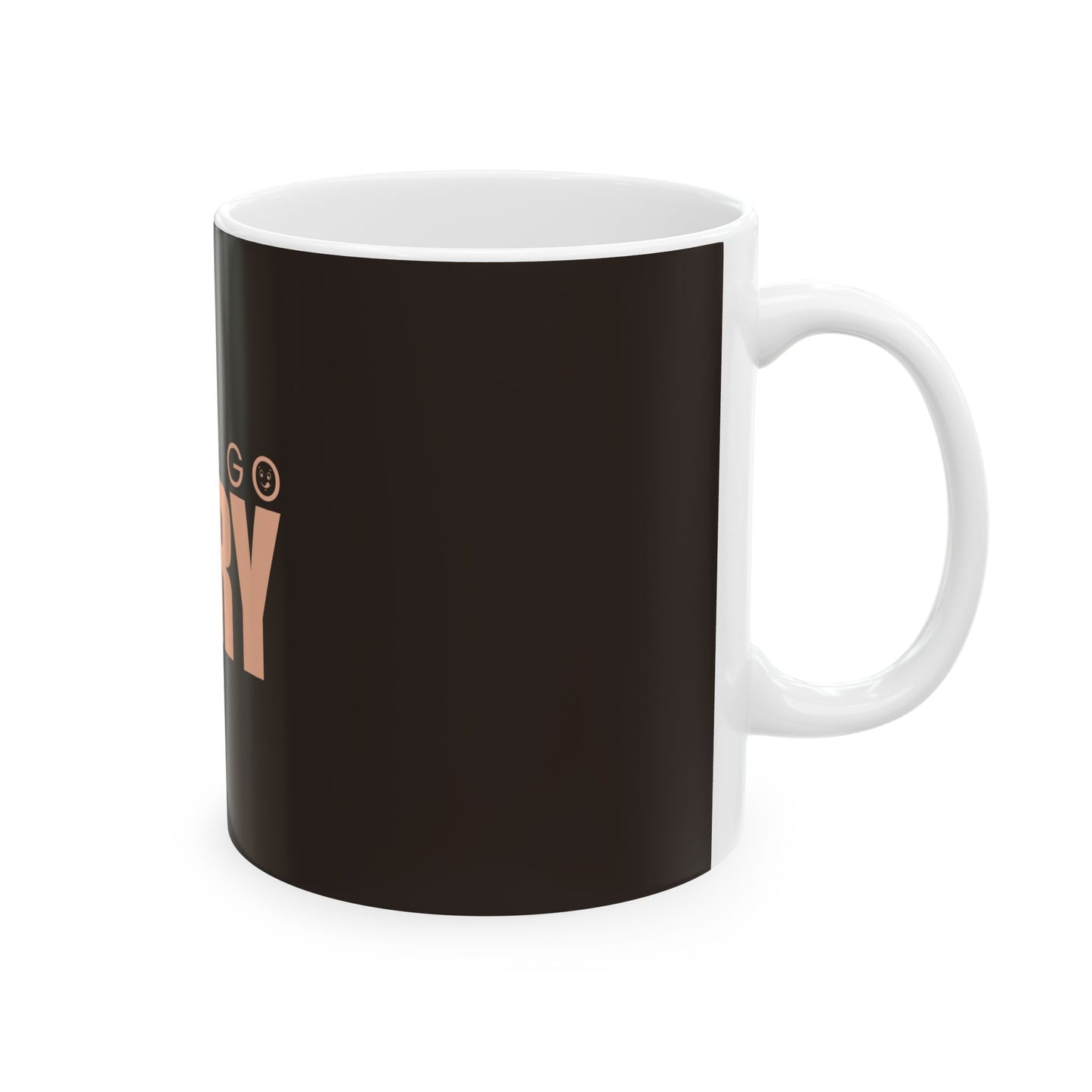 Brown Ceramic Mug 20, (11oz, 15oz)