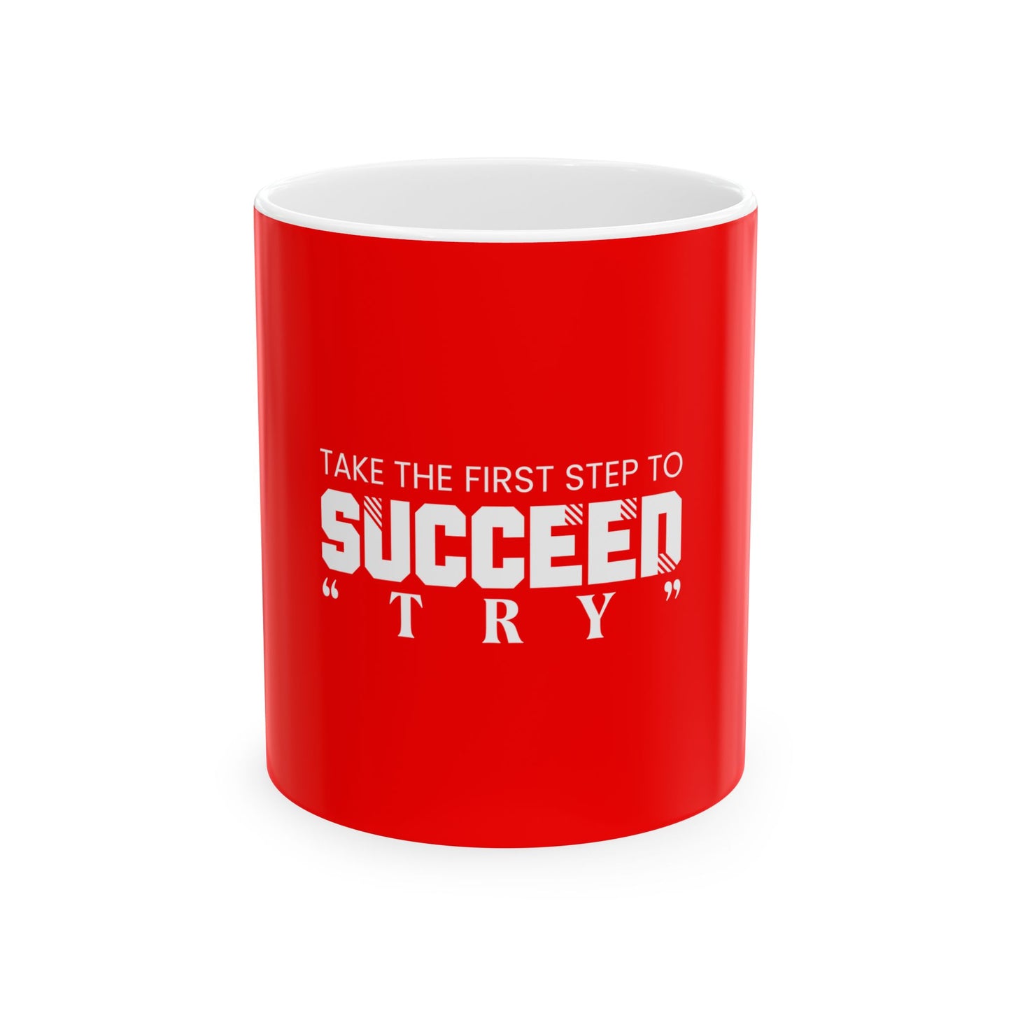 Red Ceramic Mug 22, (11oz, 15oz)