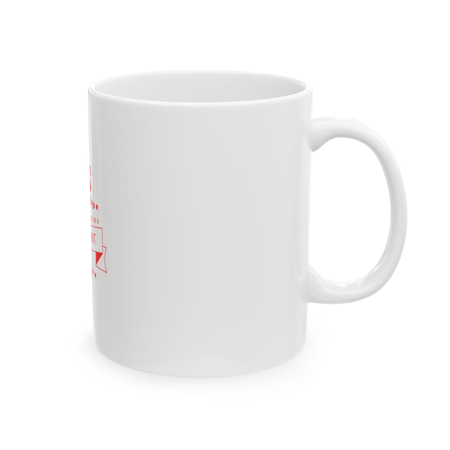 White Ceramic Mug 34, (11oz, 15oz)