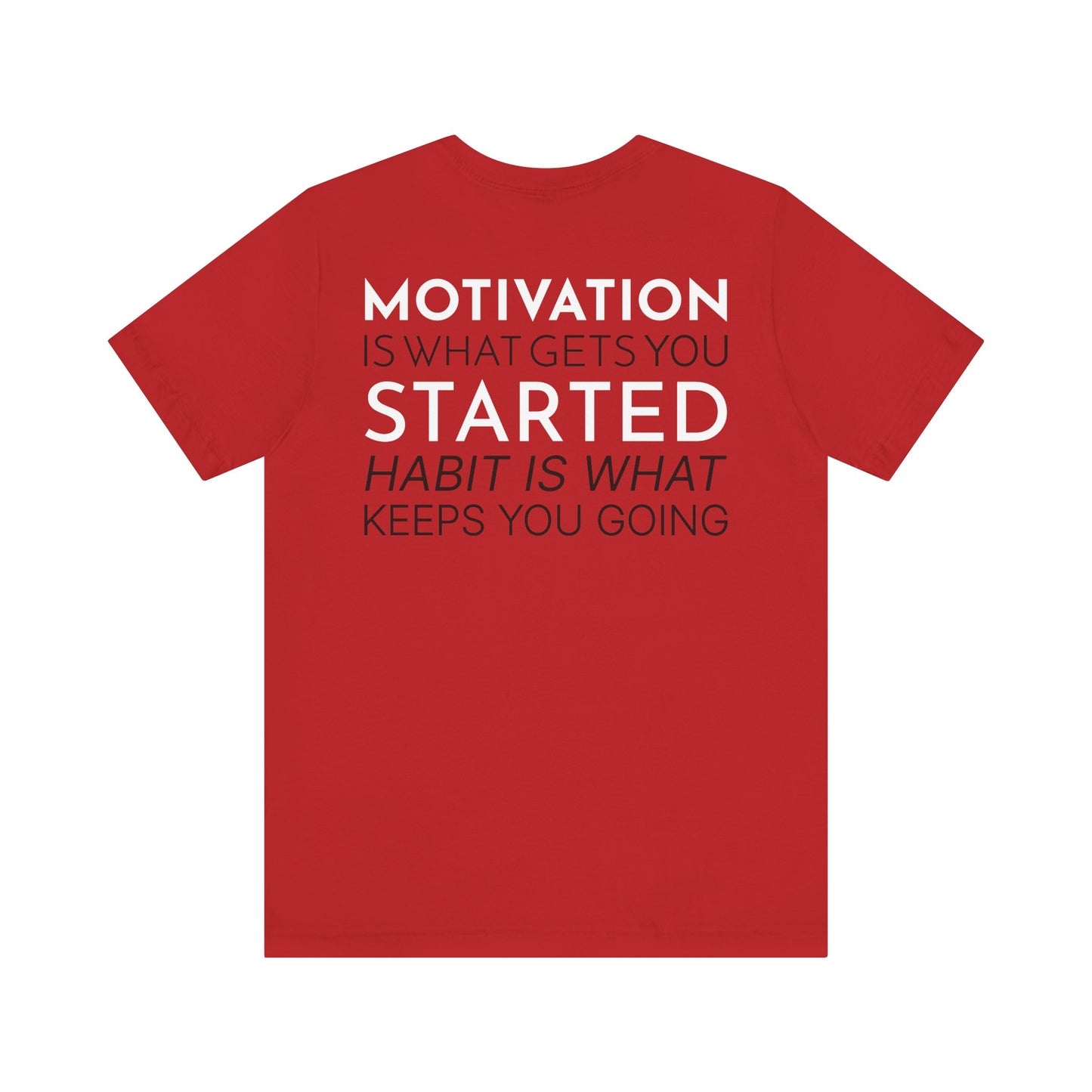 Motivation is what gets you started habit is what keeps you going