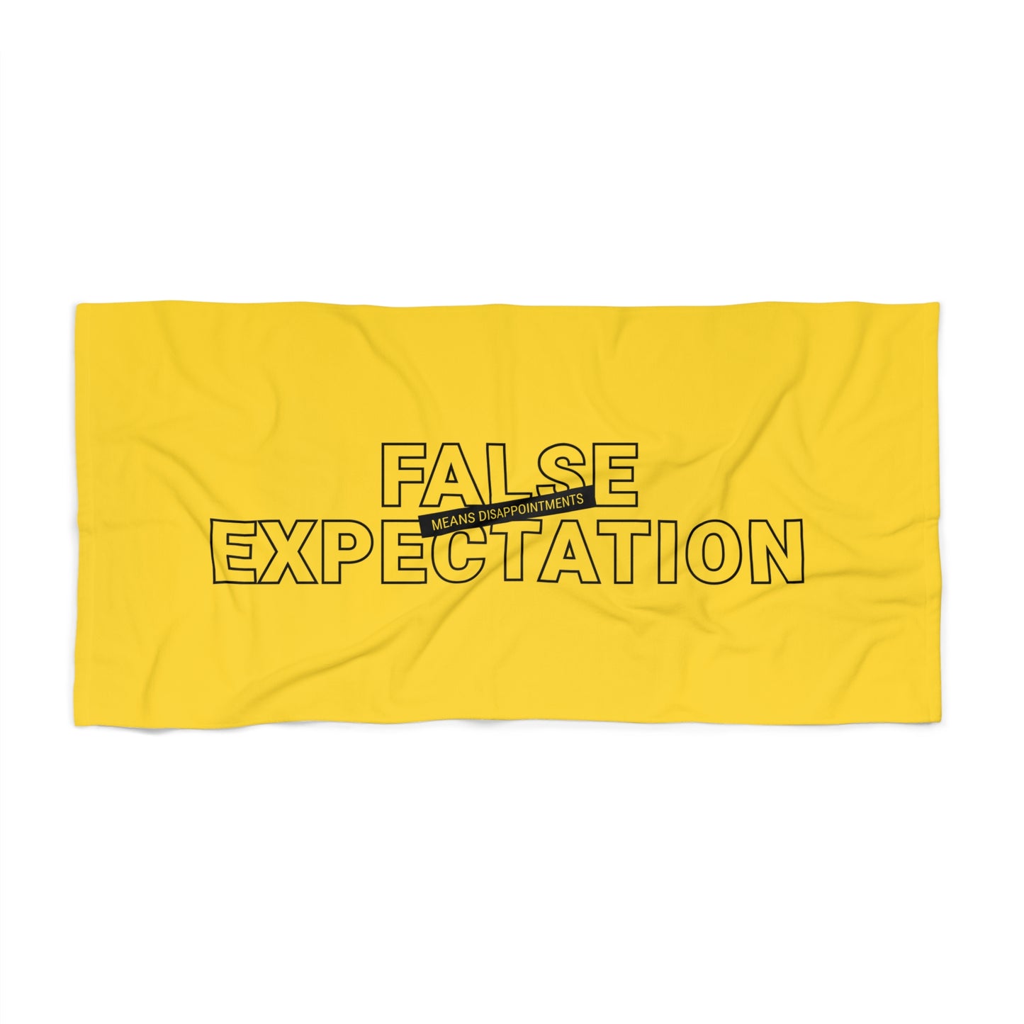 Yellow Beach Towel 40
