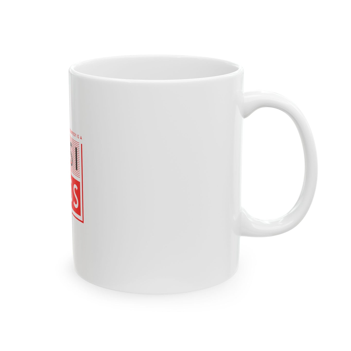 White Ceramic Mug 35, (11oz, 15oz)