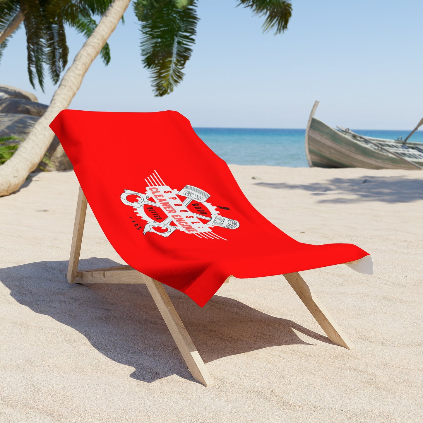 Red Beach Towel 15