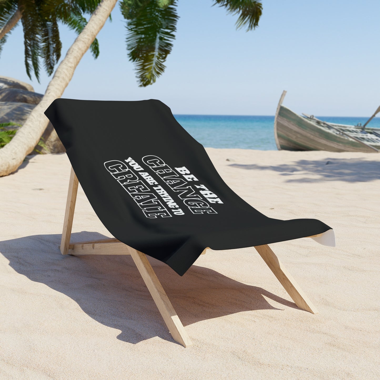 Black Beach Towel 41
