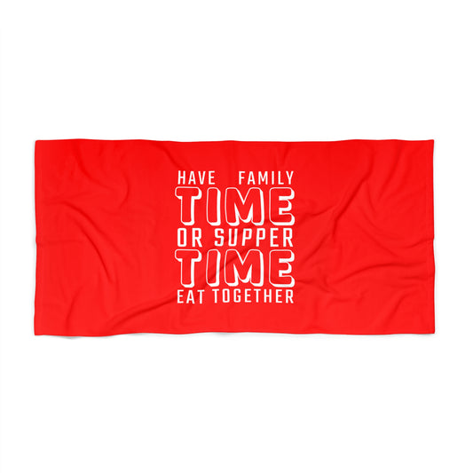 Red Beach Towel 21