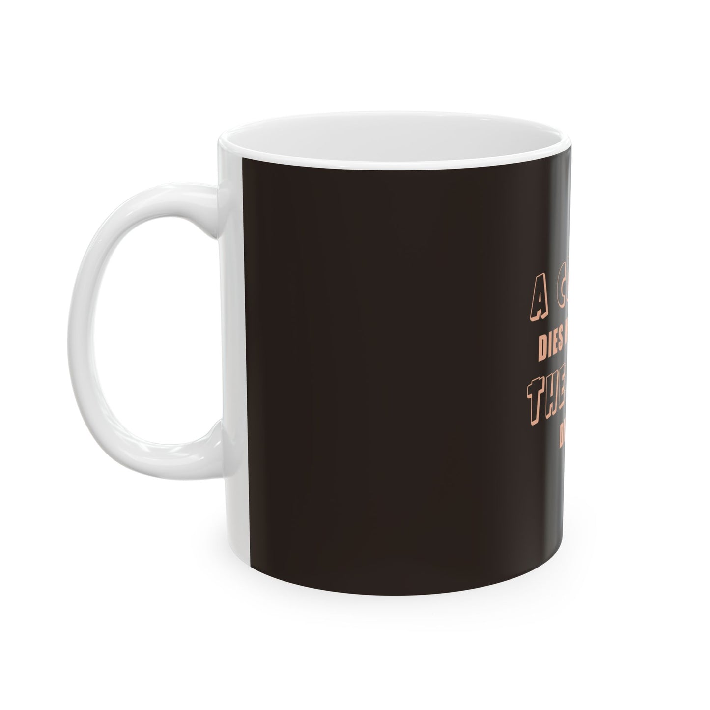 Brown Ceramic Mug 27, (11oz, 15oz)