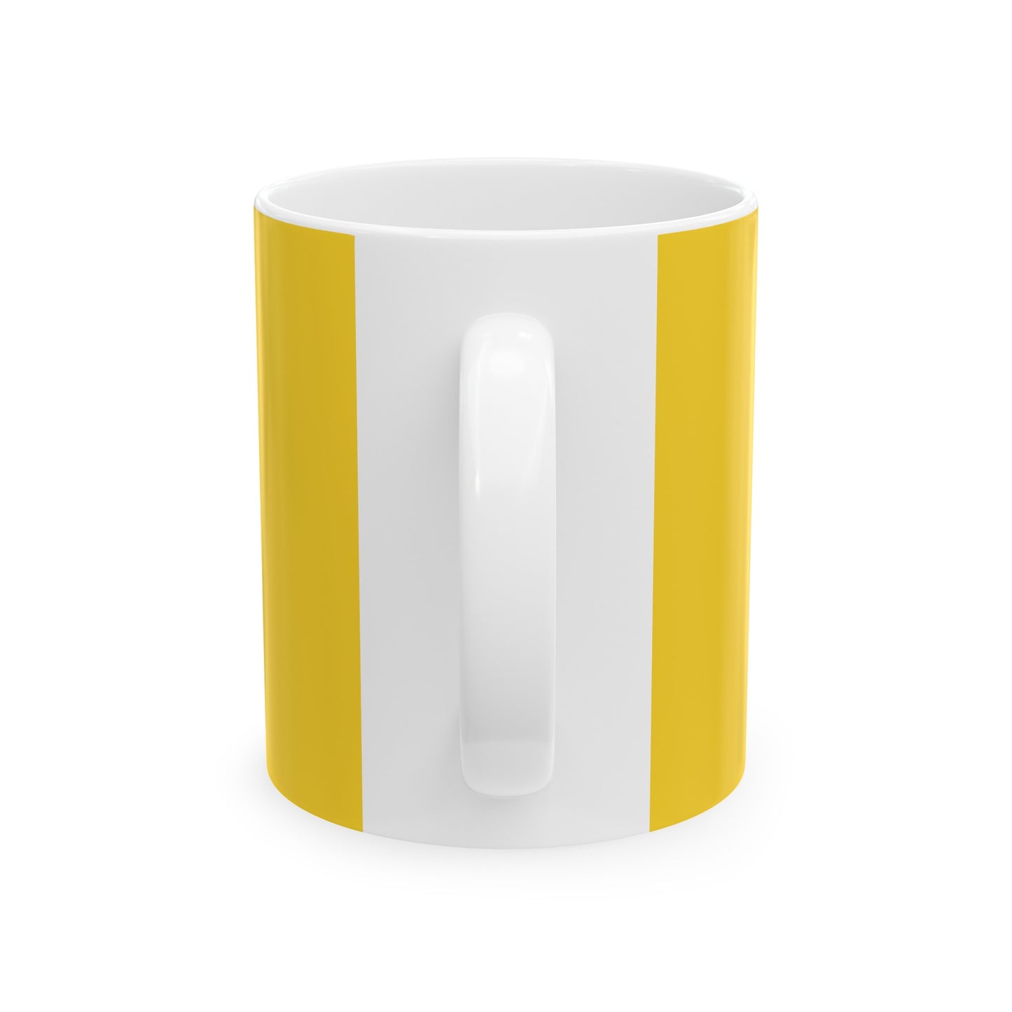 Yellow Ceramic Mug 2, (11oz, 15oz)