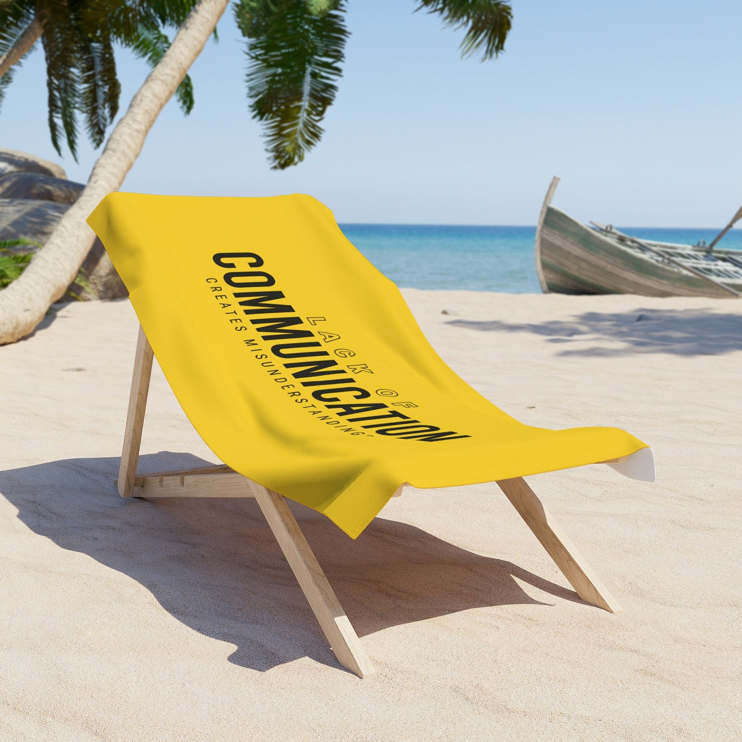 Yellow Beach Towel 39