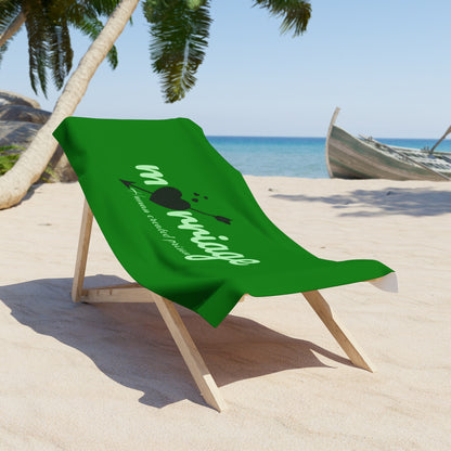 Green Beach Towel 32