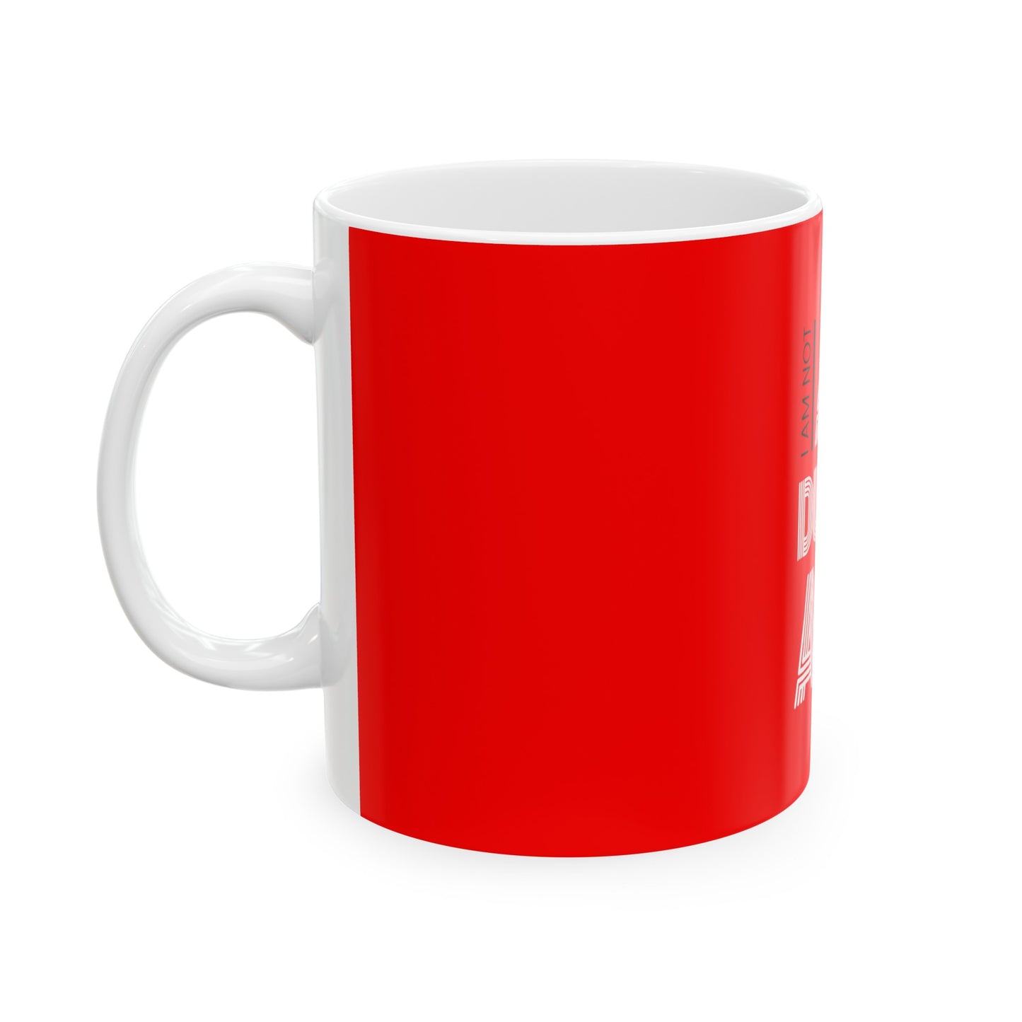 Red Ceramic Mug 9, (11oz, 15oz)