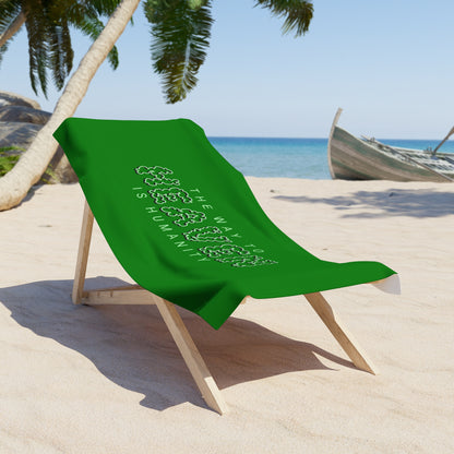 Green Beach Towel 37