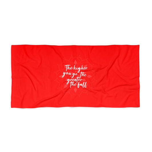 Red Beach Towel 36