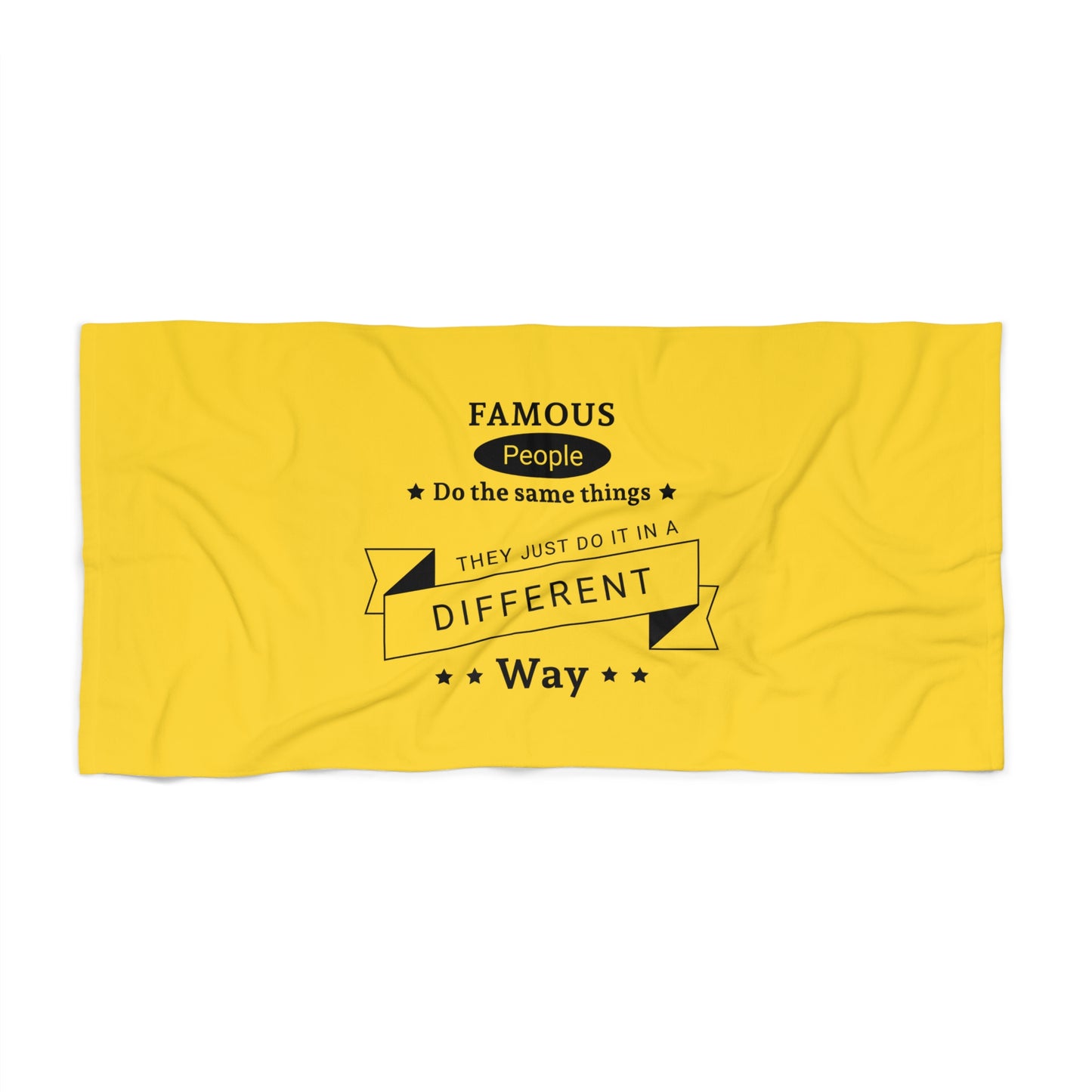 Yellow Beach Towel 34