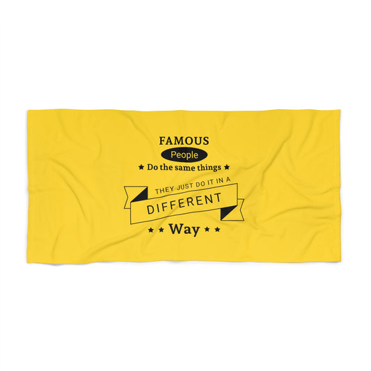 Yellow Beach Towel 34