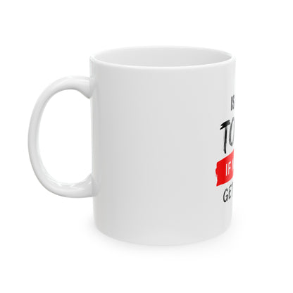 White Ceramic Mug 8, (11oz, 15oz)