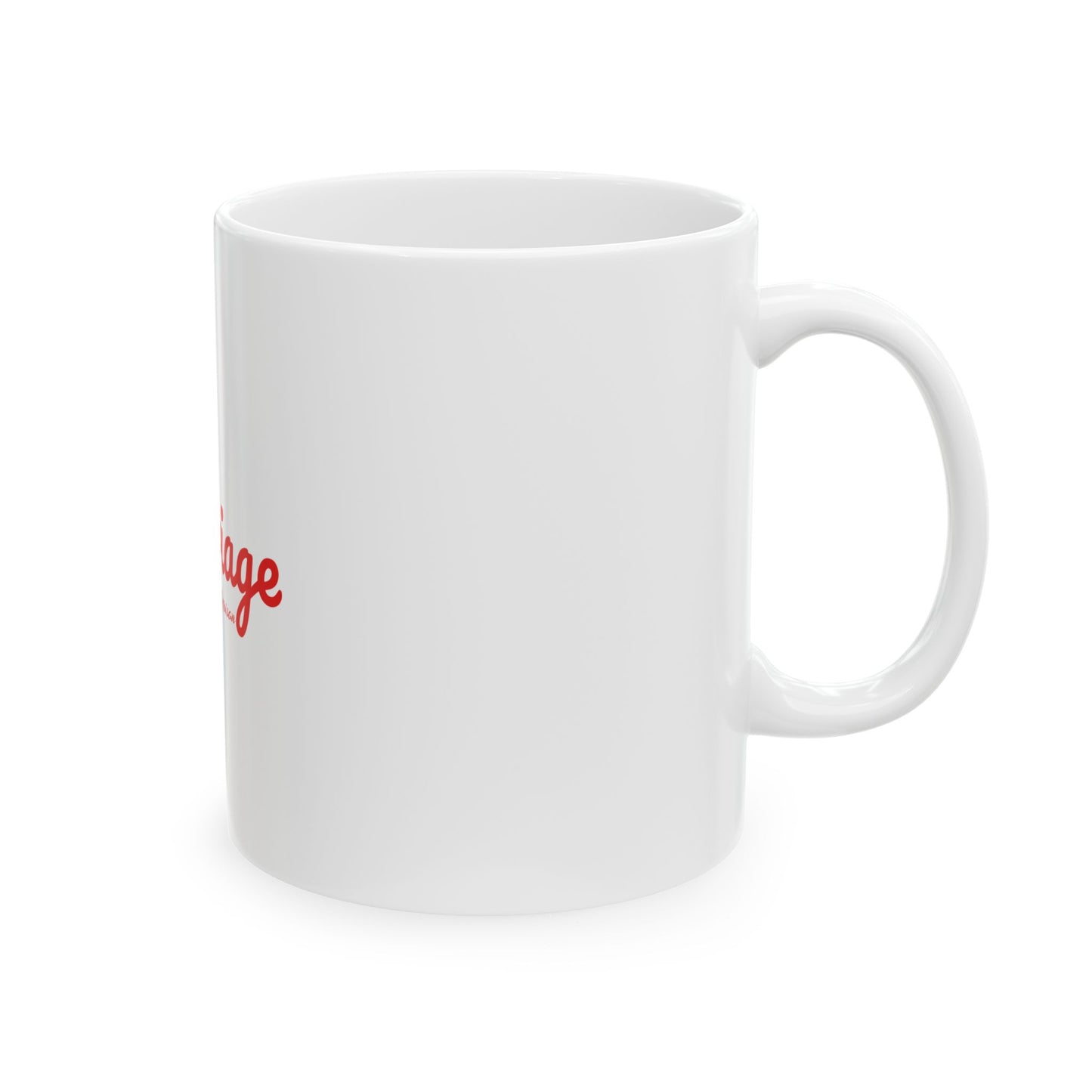 White Ceramic Mug 32, (11oz, 15oz)