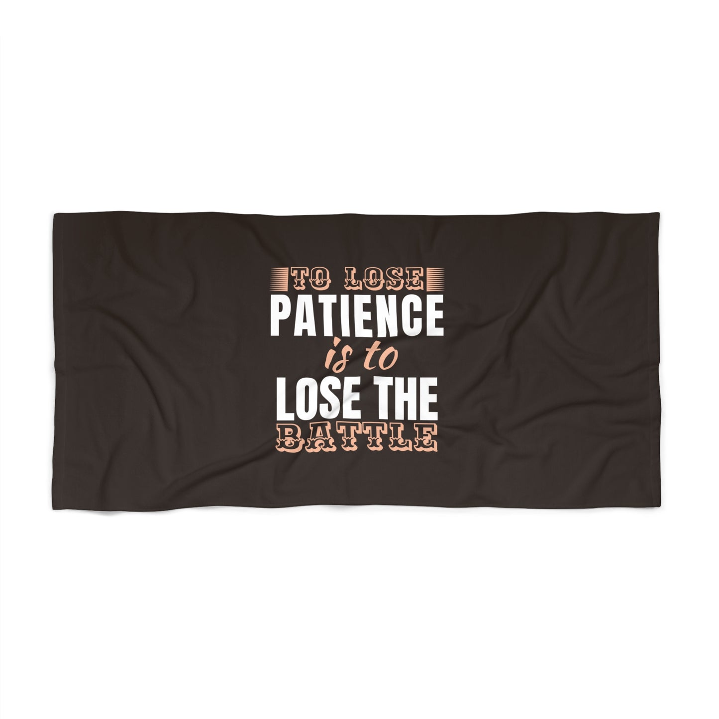 Brown Beach Towel 43