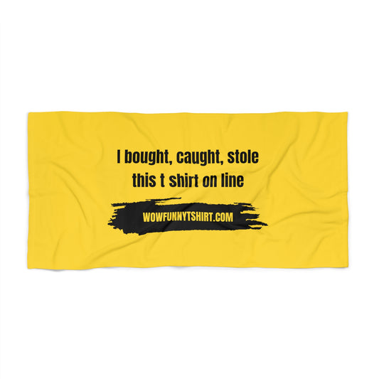 Yellow Beach Towel 4