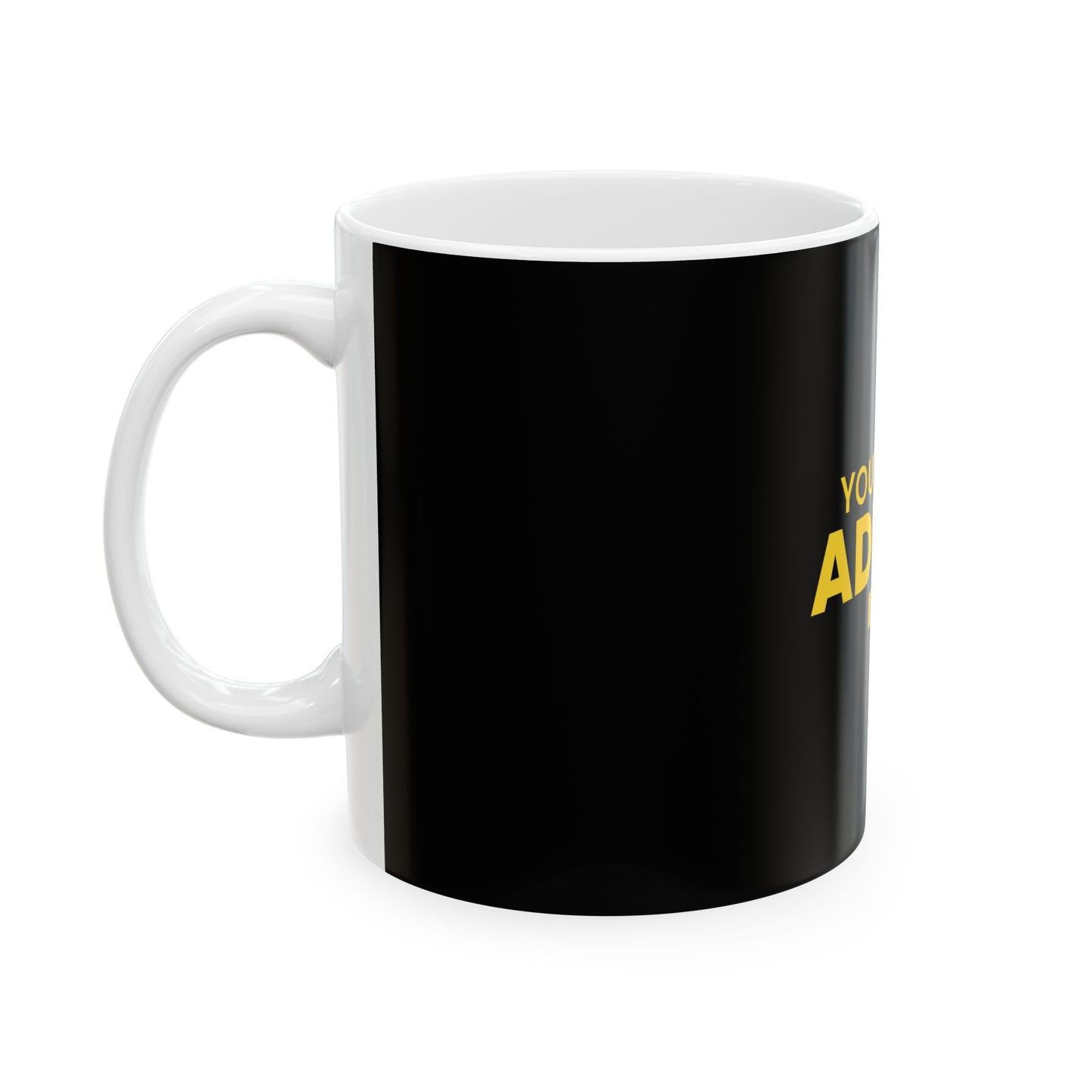 Black Ceramic Mug 25, (11oz, 15oz)