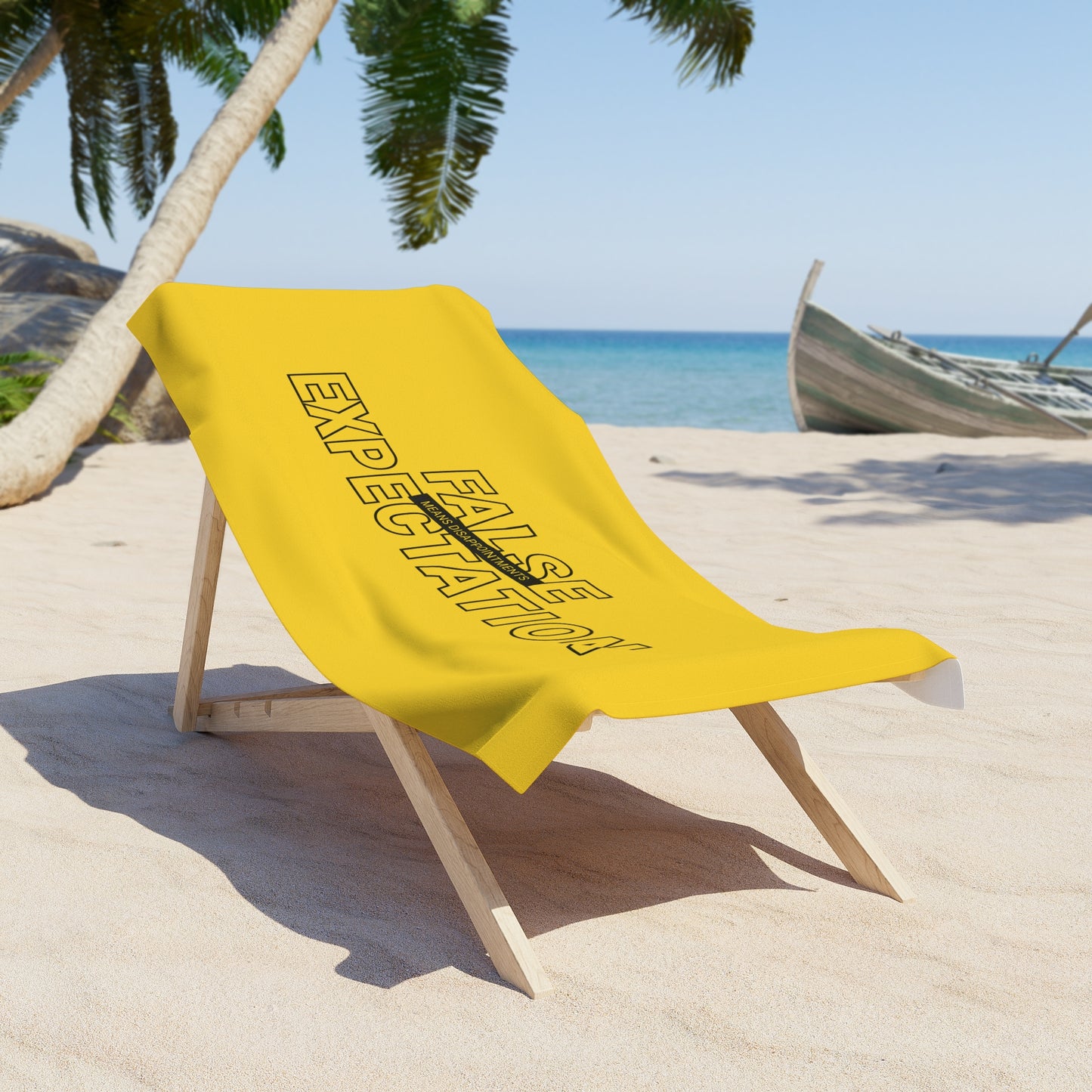 Yellow Beach Towel 40