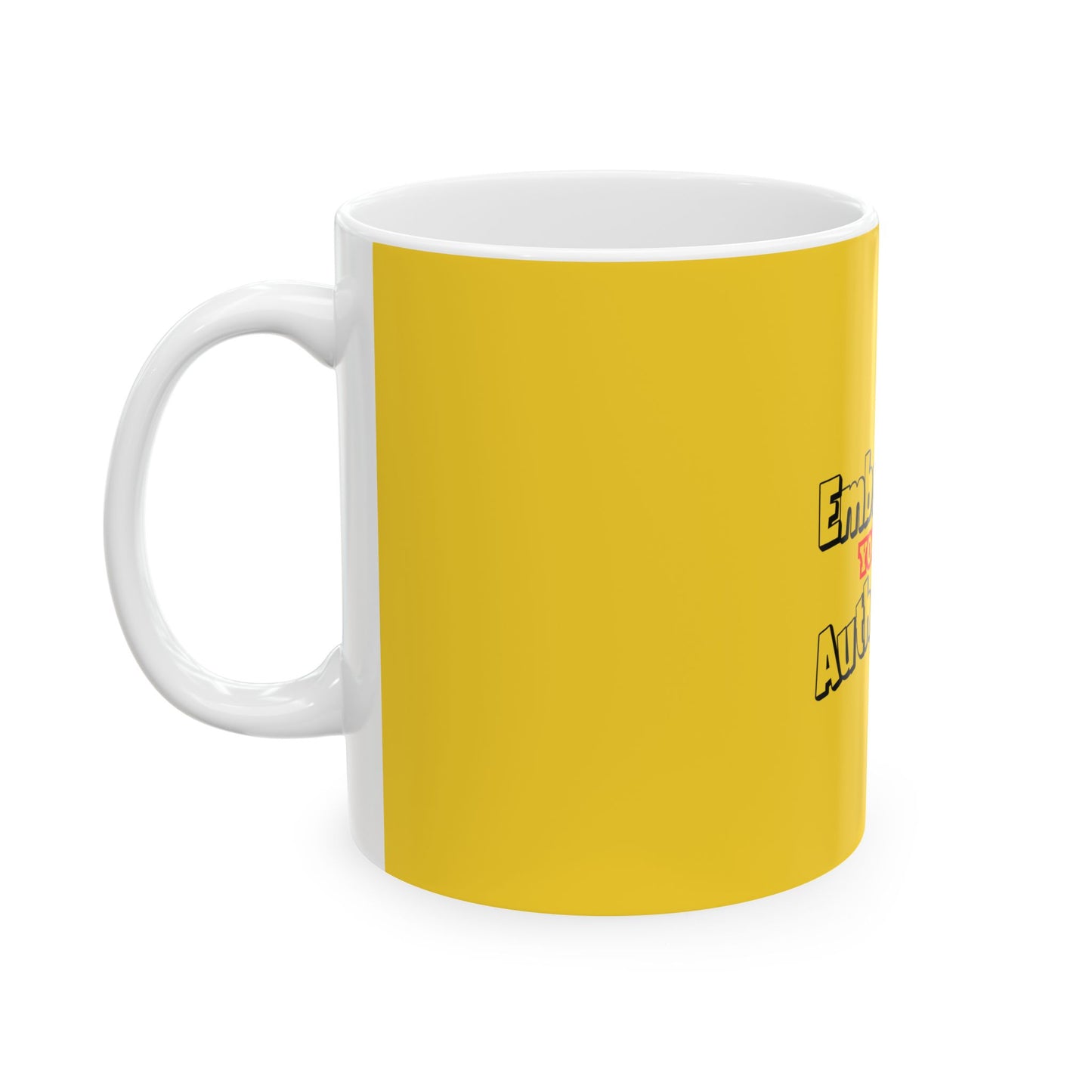 Yellow Ceramic Mug 48, (11oz, 15oz)