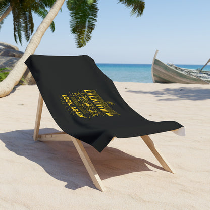 Black Beach Towel 29