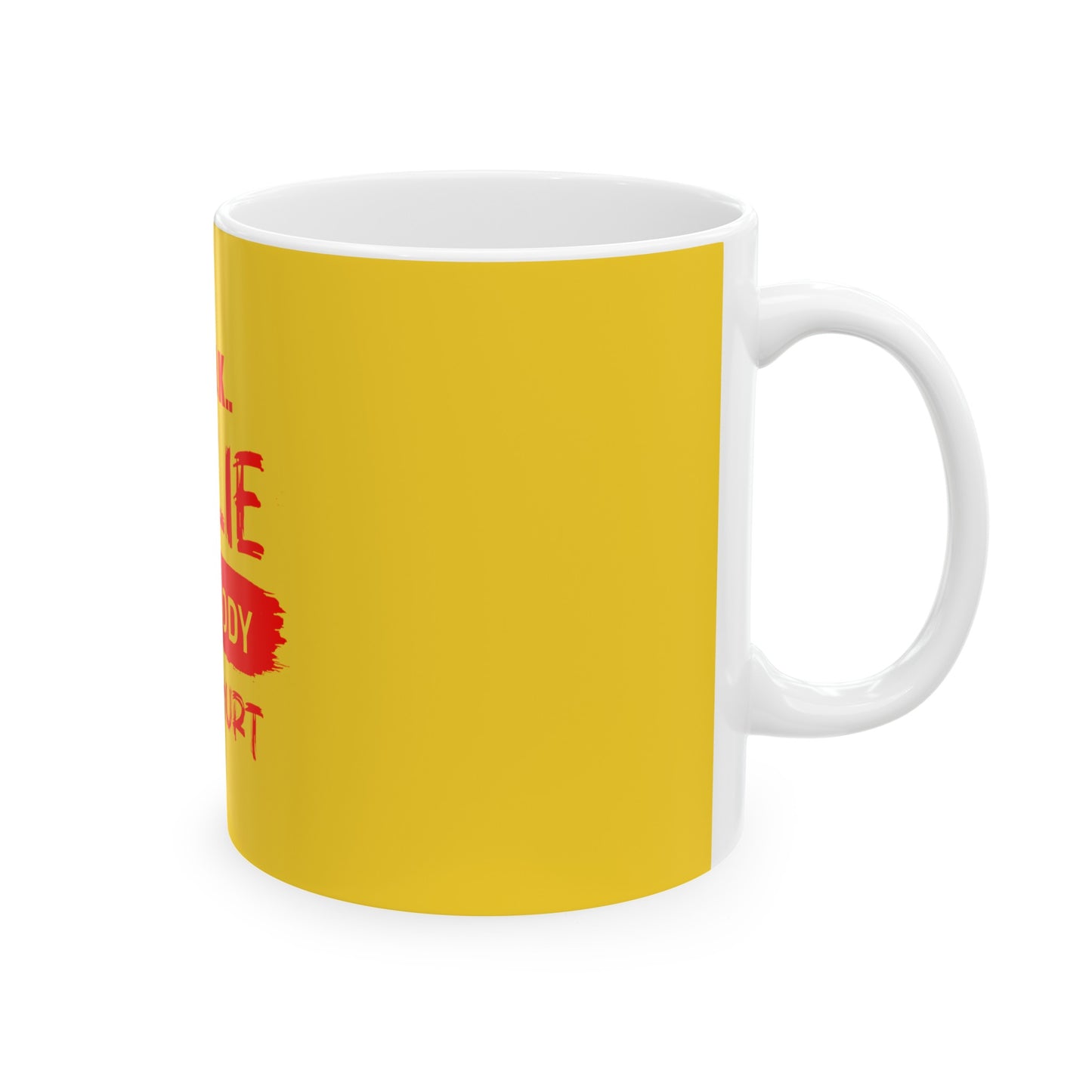 Yellow Ceramic Mug 8, (11oz, 15oz)