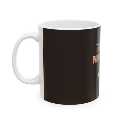 Brown Ceramic Mug 58, (11oz, 15oz)