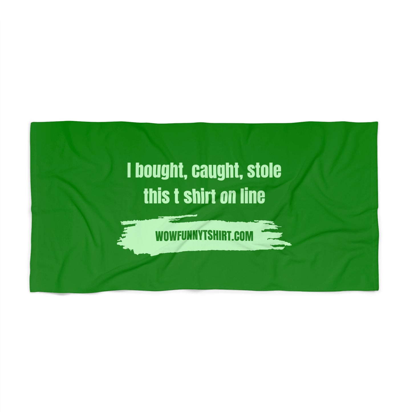 Green Beach Towel 4