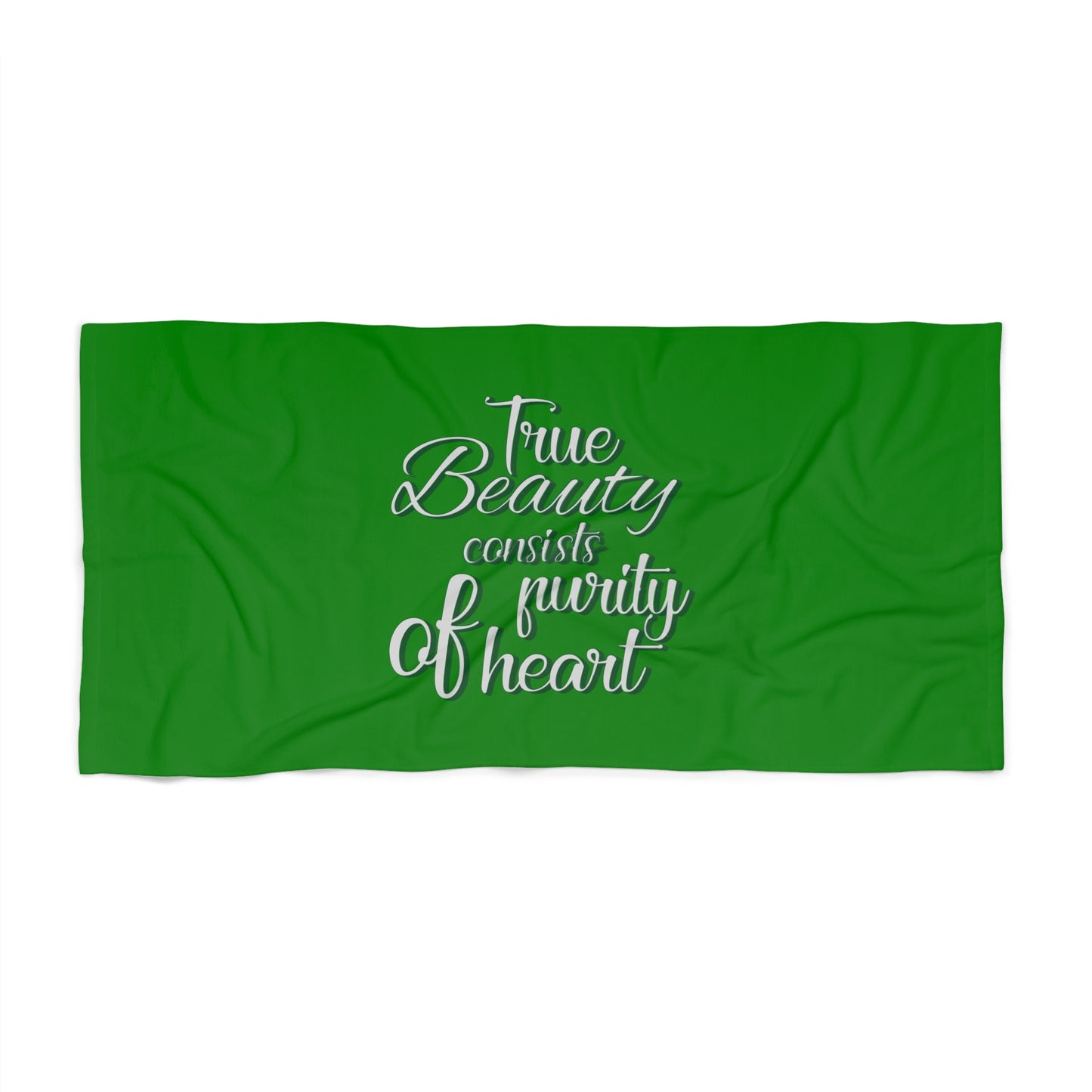 Green Beach Towel 48