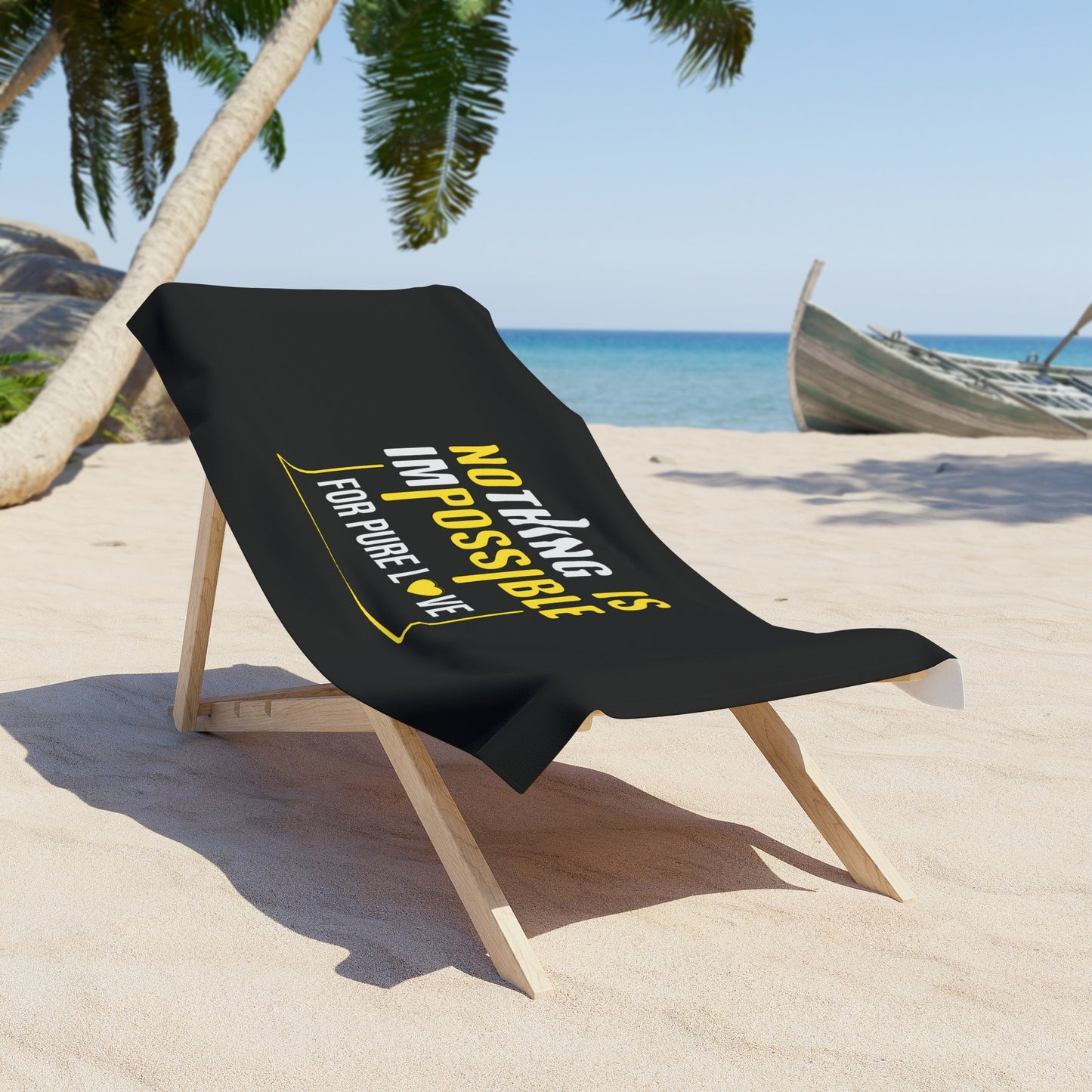 Black Beach Towel 47