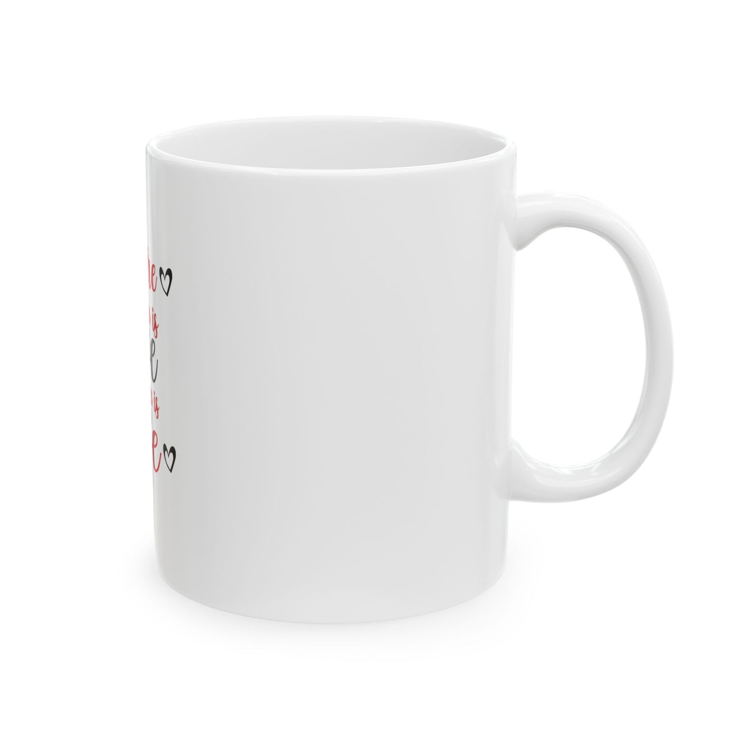 White Ceramic Mug 64, (11oz, 15oz)