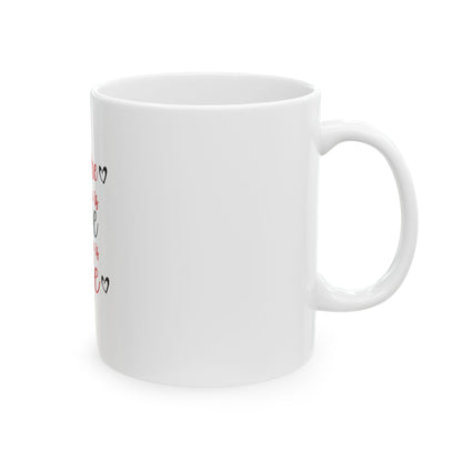 White Ceramic Mug 64, (11oz, 15oz)