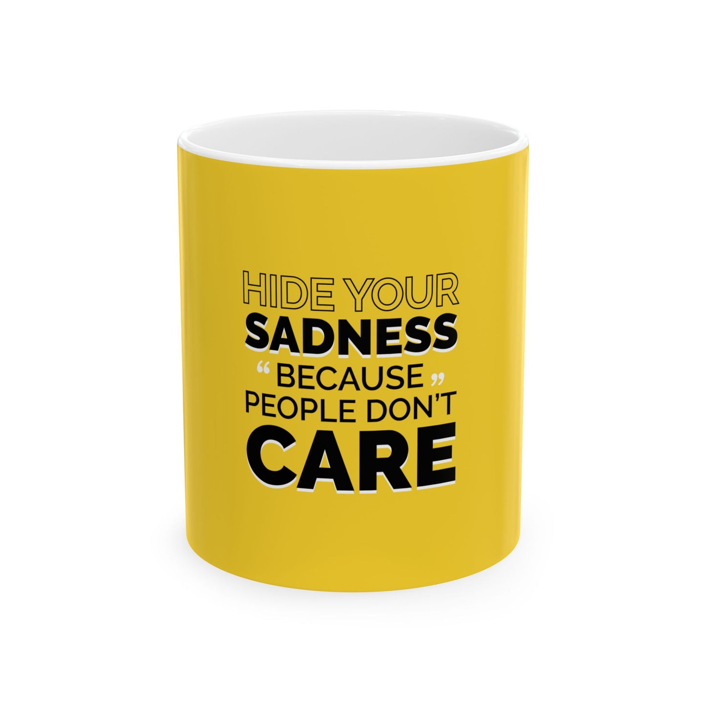 Yellow Ceramic Mug 42, (11oz, 15oz)