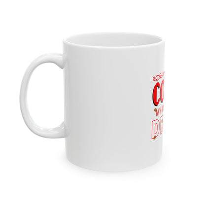 White Ceramic Mug 41, (11oz, 15oz)