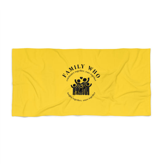 Yellow Beach Towel 5