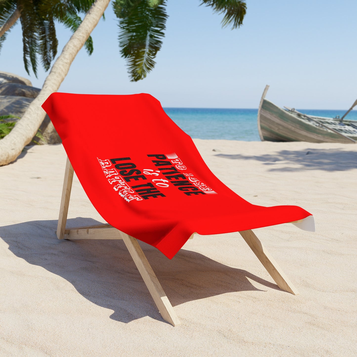 Red Beach Towel 43