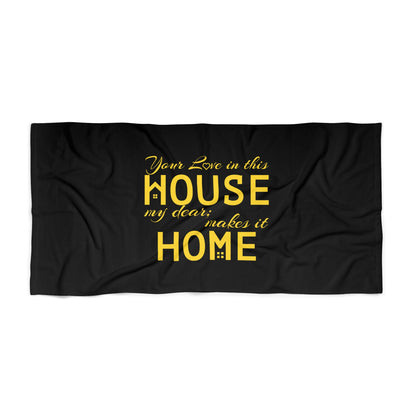 Black Beach Towel 28