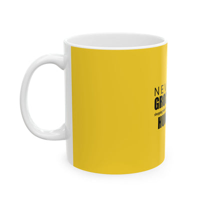 Yellow Ceramic Mug 20, (11oz, 15oz)