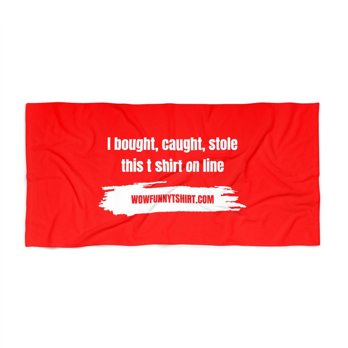 Red Beach Towel 4