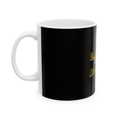 Black Ceramic Mug 48, (11oz, 15oz)