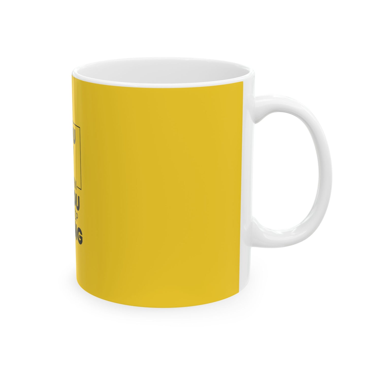 Yellow Ceramic Mug 31, (11oz, 15oz)