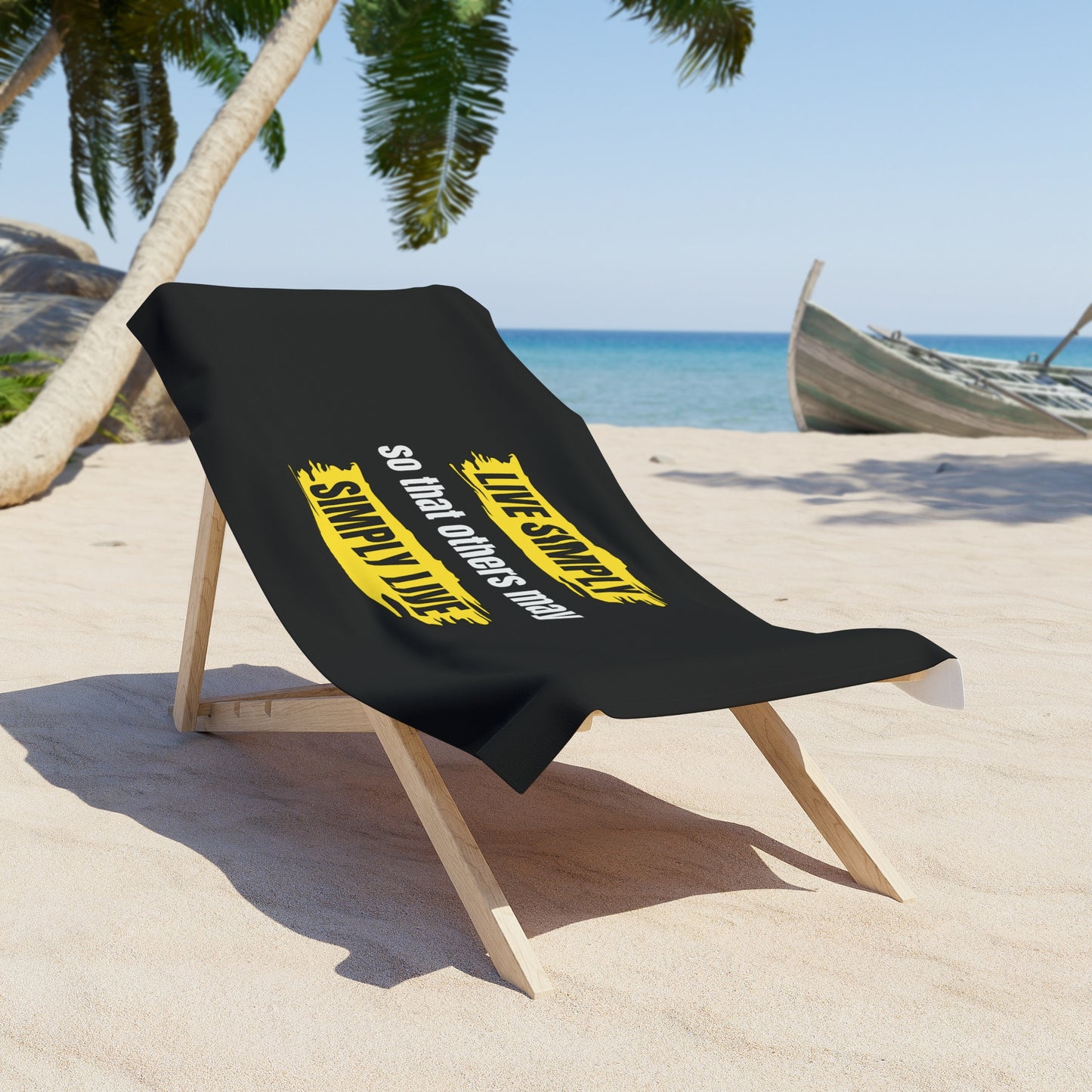 Black Beach Towel 49