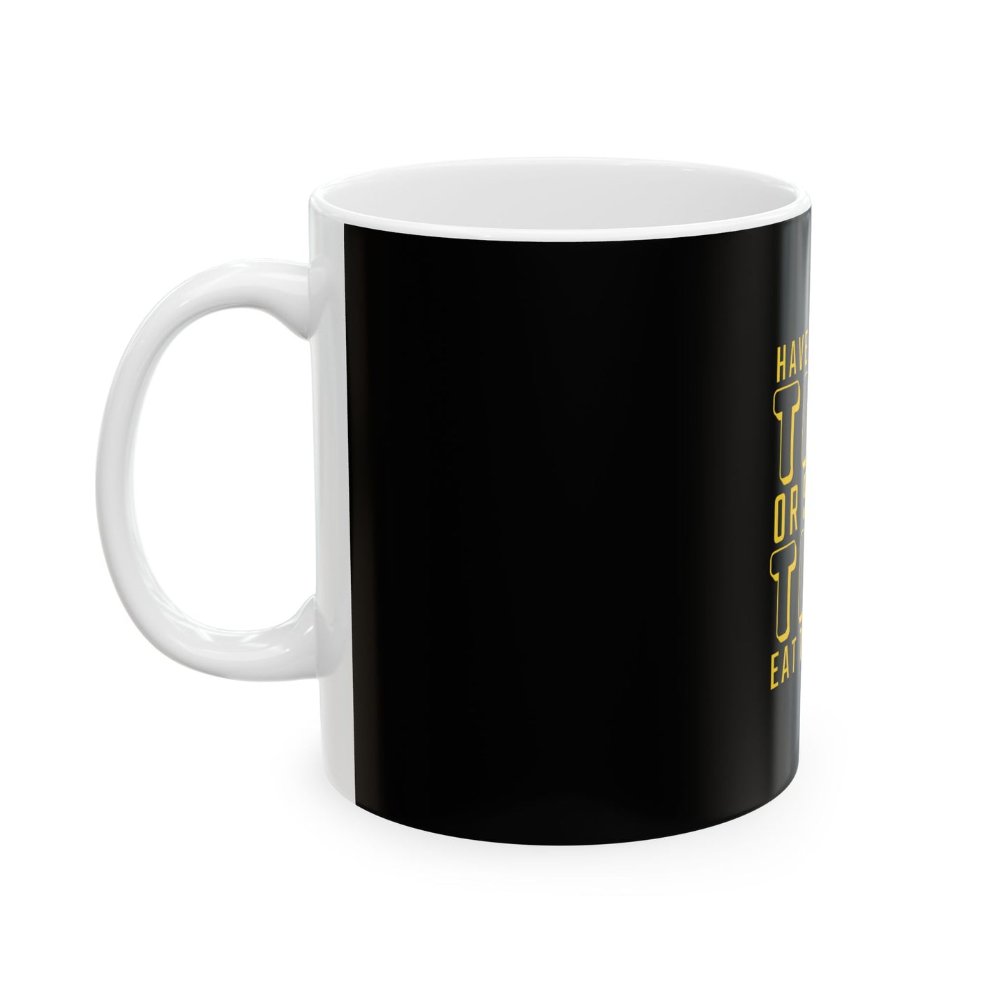 Black Ceramic Mug 21, (11oz, 15oz)