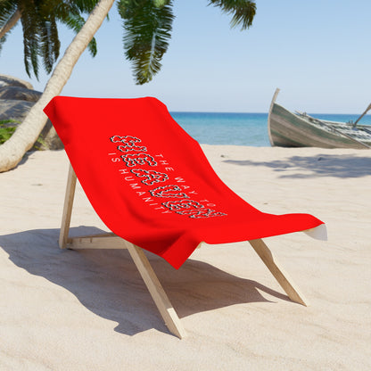 Red Beach Towel 37