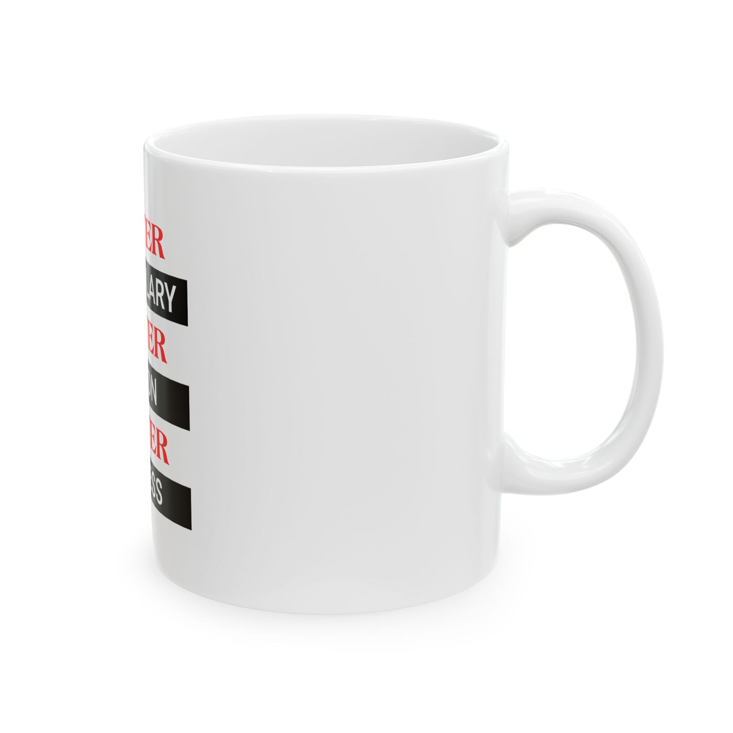 White Ceramic Mug 18, (11oz, 15oz)